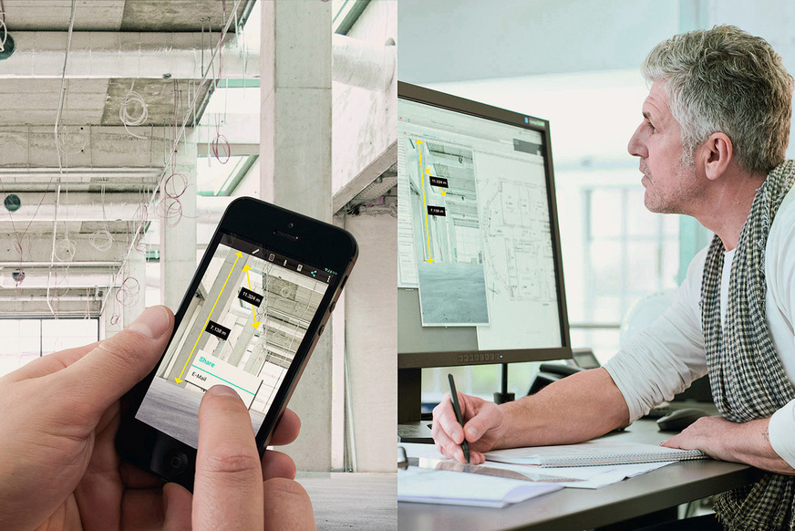 Für die digitale Dokumentation von Baustellen und Ausführungsmängeln oder für Aufmaße sind Smartphones ideal
