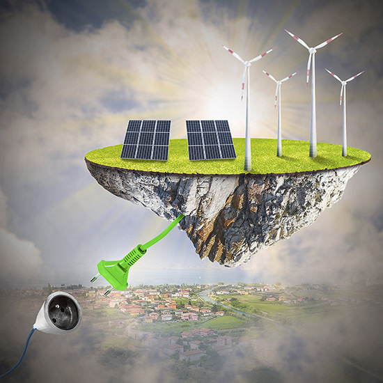Regenerative Energien stellen Strom mit einer äußerst günstigen CO2-Bilanz bereit