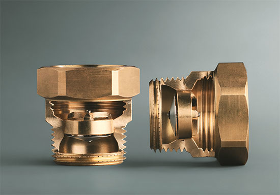 Dieses GS-Modell von Viega kann lageunabhängig eingebaut werden