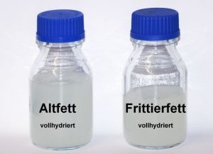 Altfett und Frittierfett nach der Hydrierung