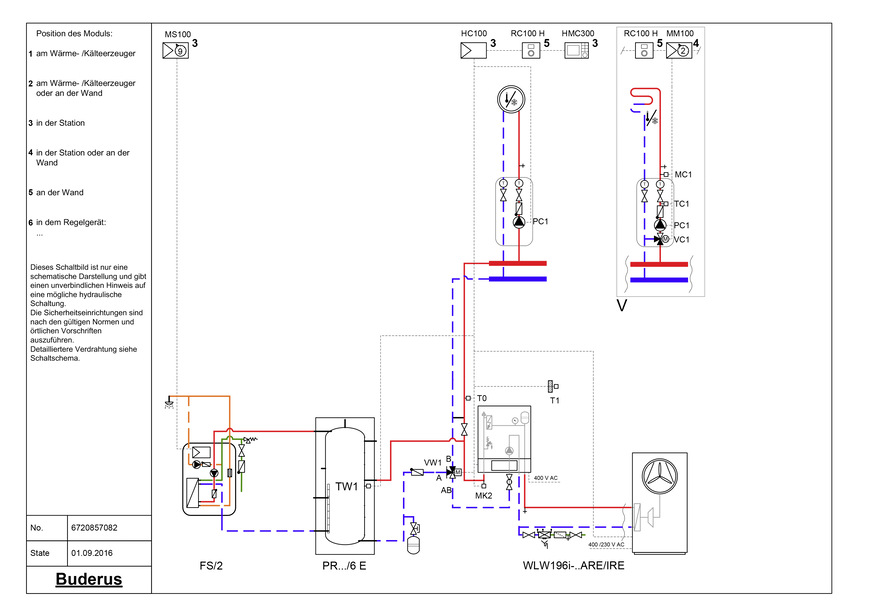 Wärmepumpen lassen sich flexibel in eine Vielzahl von Systemen hydraulisch einbinden. Informationen bietet die Hydraulikdatenbank