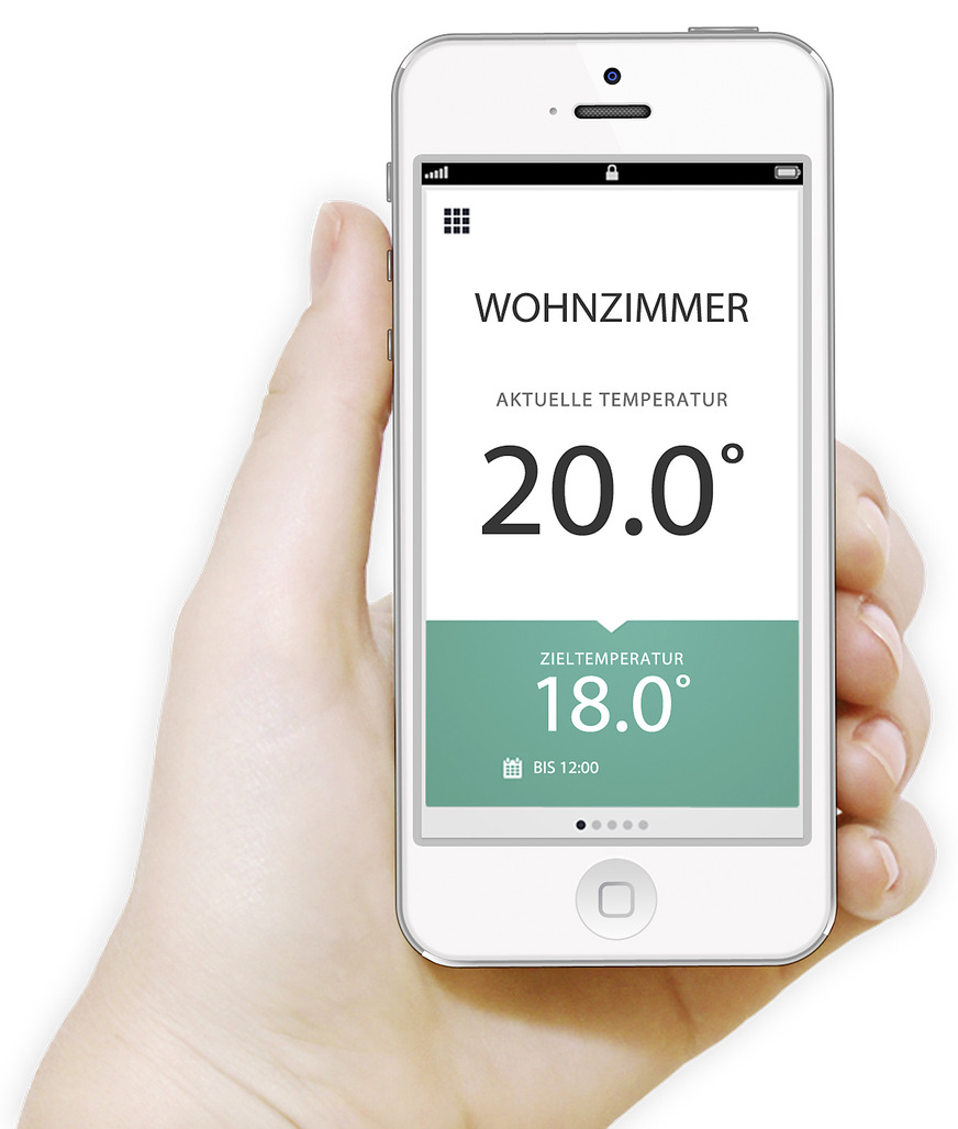 Per Smartphone lassen sich während der Heimfahrt schon mal die Räume aufheizen