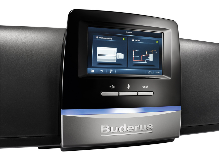 Auch bei der Bedienung von Heizsystemen hat das Zollmaß Einzug gehalten: Das Regelsystem Buderus Logamatic 5000 verfügt beispielsweise über einen 7 Zoll Touch-Bildschirm.