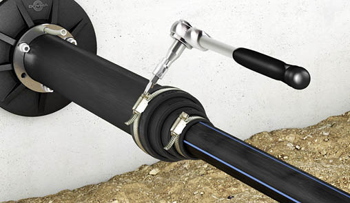 5) Montage des Endstopfen