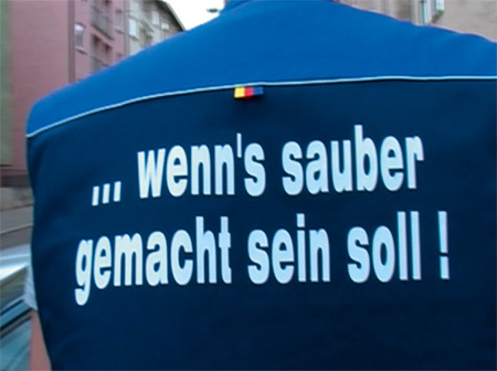 Den Fachmann für TW-Hygiene erkennt man nicht nur an seinem Rückenprint