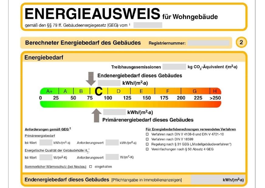 Energieausweis GEG