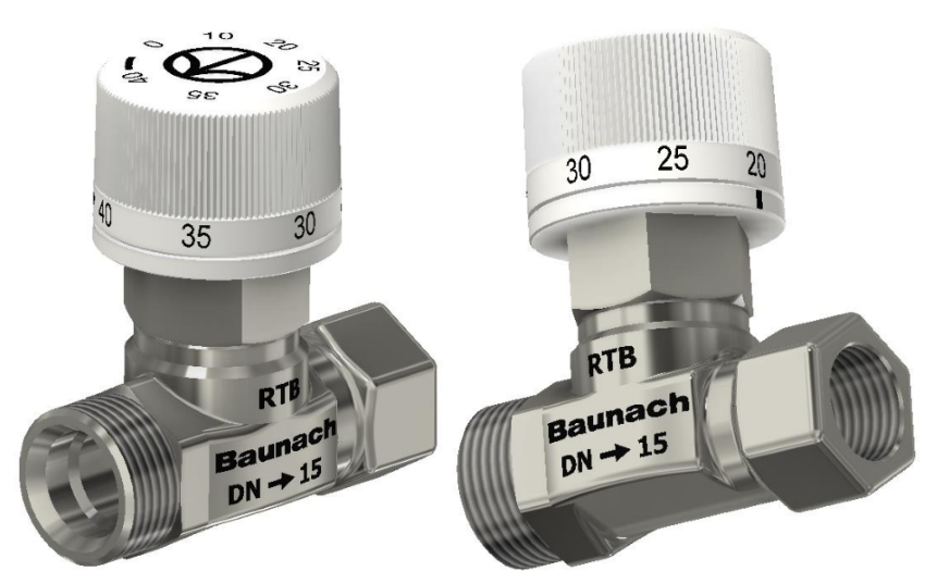 Thermostatischer Rücklauftemperaturbegrenzer zur stetigen Volumenstromregelung in Ein- und Zweirohrheizungen