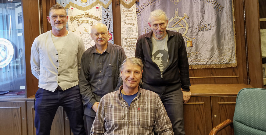 Das Autorenteam (von links) Michael Paletta, Frank Weimann, Dr. Otmar Patzel, Martin Striethorst