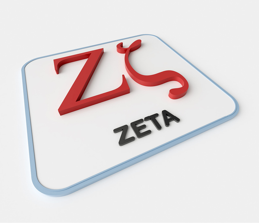 Es hinterläßt einen cleveren Eindruck, wenn man das Zeta-Zeichen aus dem griechischen Alphabet nachzeichnen kann