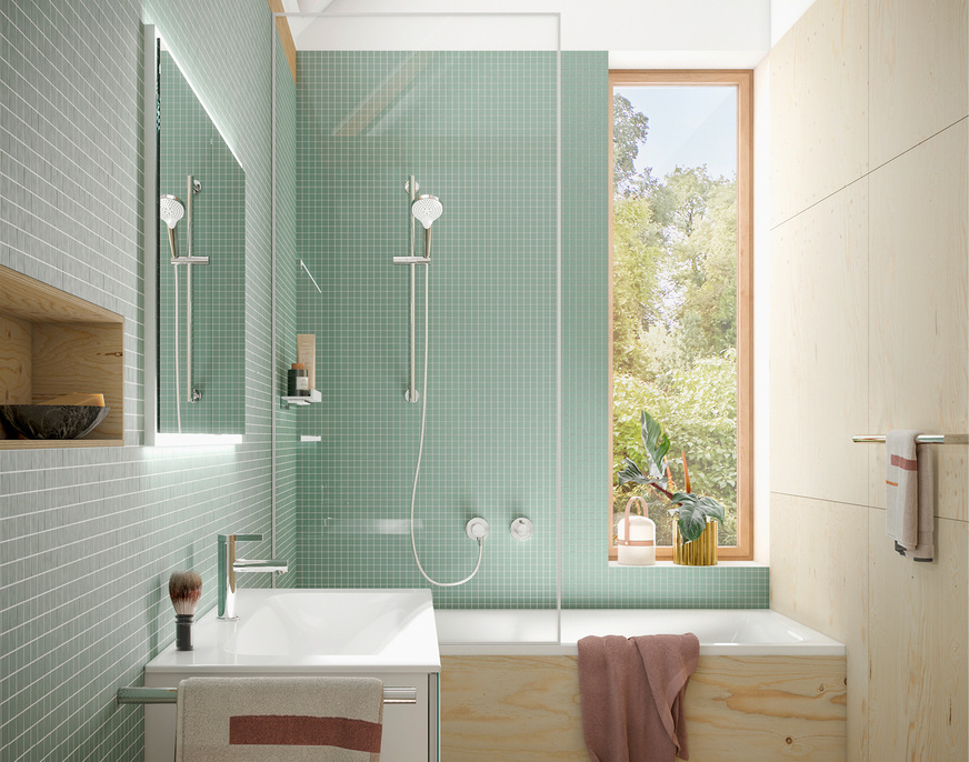 Badezimmer werden grün