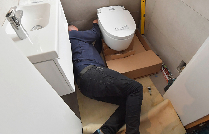 Es reicht eine Person zur Montage