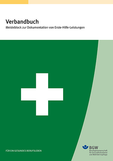 Das Verbandbuch, hier von der Berufsgenossenschaft, ist vielen SHK-Kollegen nicht bekannt