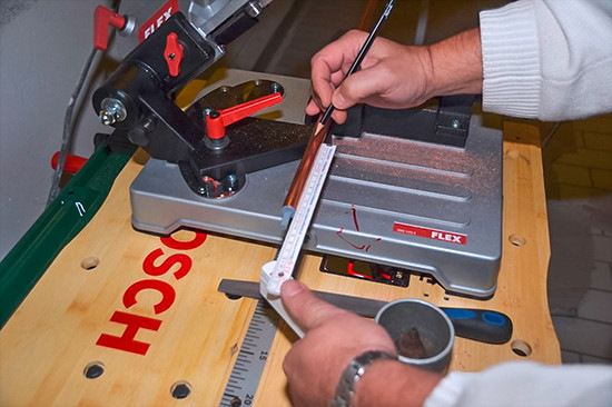 Schritt 1: Anzeichnen des Schnitts