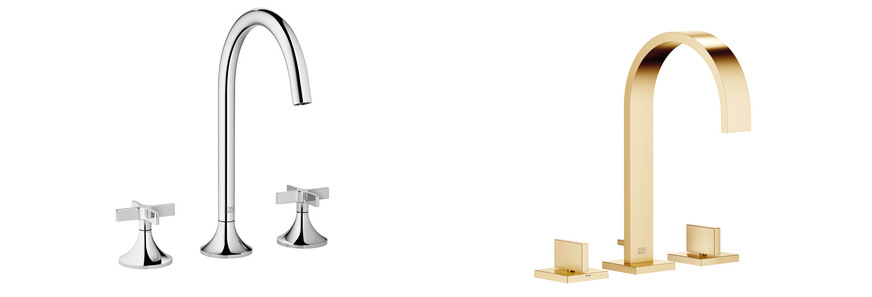 Die Betätigungsplatten harmonieren mit den bestehenden Armaturen-Serien von Dornbracht