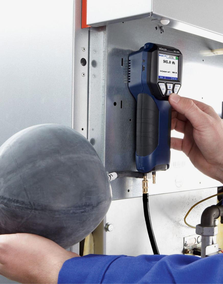 Mit einem solchen Messgerät werden zuverlässig Leckmengen von Gasanlagen gemessen. Es ist gut, wenn man die im Bericht beschriebenen Zusammenhänge kennt.