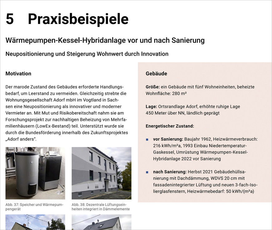 Wertvolle Praxisbeispiele aus dem Leitfaden zeigen konkret, wie es bereits funktioniert hat