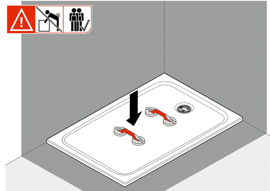 Saugheber können die Installation erheblich vereinfachen.