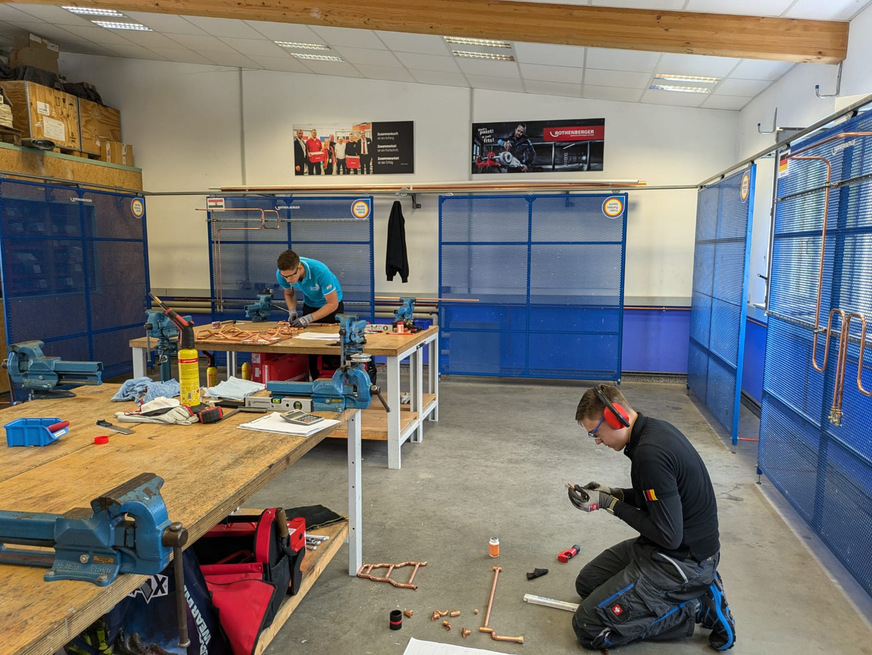 Julius Dohr bei der Arbeit.