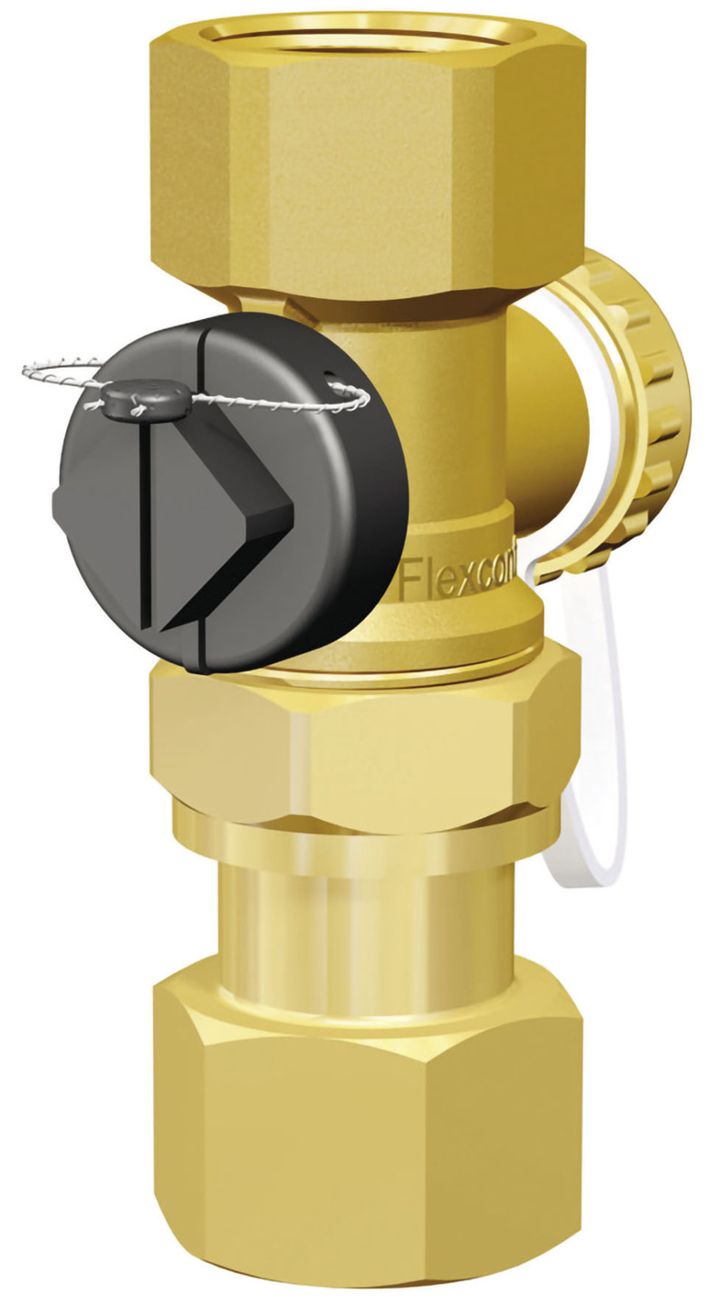 Ein Kappenventil hilft bei der Überprüfung eines MAG während einer Wartung