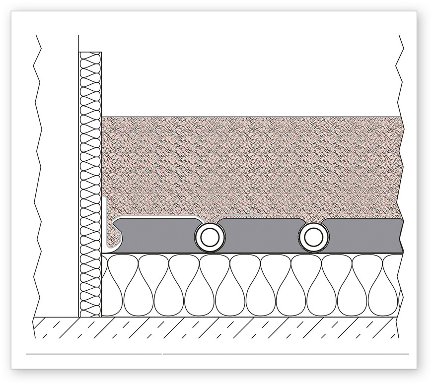 Die Estrichüberdeckung entscheidet natürlich auch über die Leistung und Regeleigenschaften einer Fußbodenkühlung.