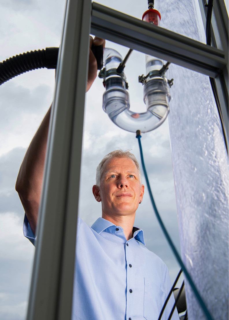 Rolf Weiss, Leiter Produktentwicklung Rohrleitungssysteme bei Geberit, war ­maßgeblich an der Entwicklung von ­Geberit Silent-Pro SuperTube beteiligt.