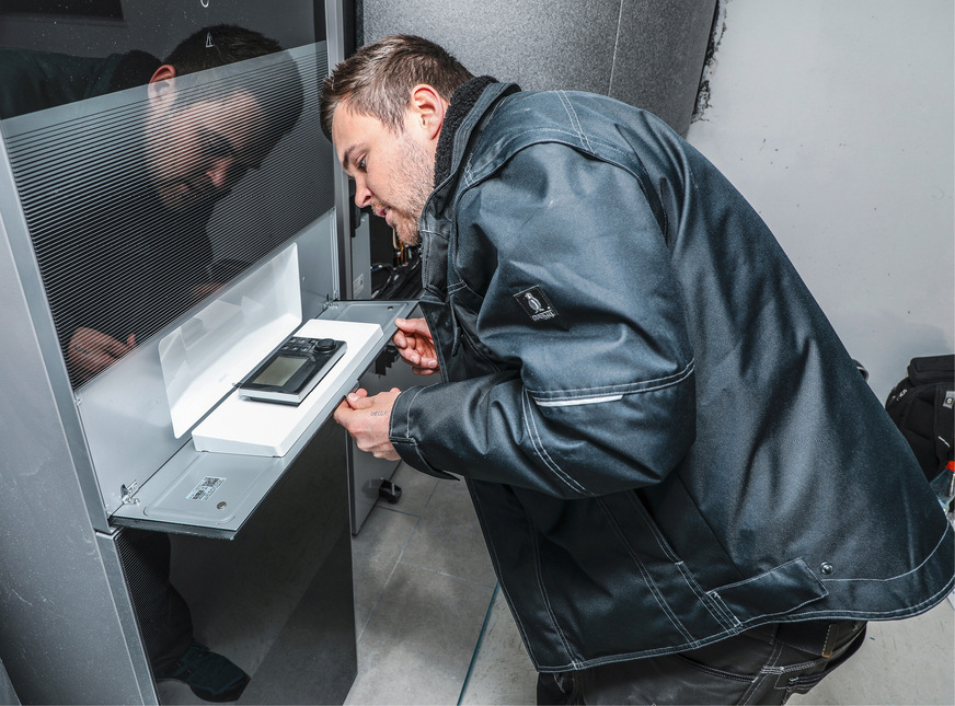 Funktionstest erledigt, Alarmprotokoll geprüft, Klappe zu.