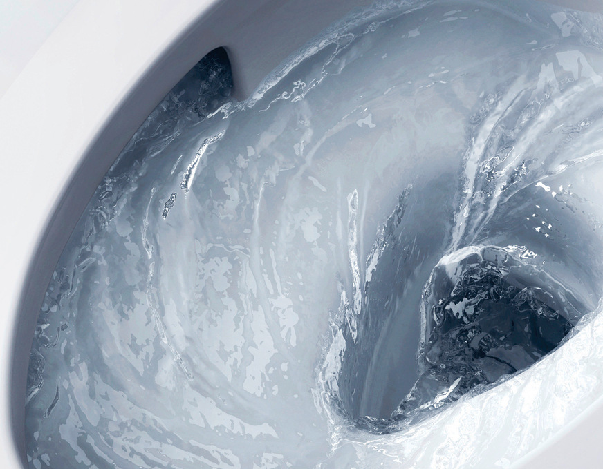 Spül﻿randlose WCs (auch „rimless“ genannt) verzichten vollständig auf den klassischen Spülrand.