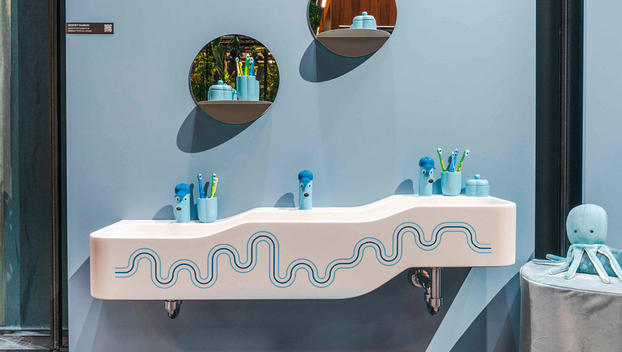 Für Kitas gibt es spezielle WT-Armaturen, die den Kinder spielend den Umgang mit dem wertvollen Gut Trinkwasser erleichtern.