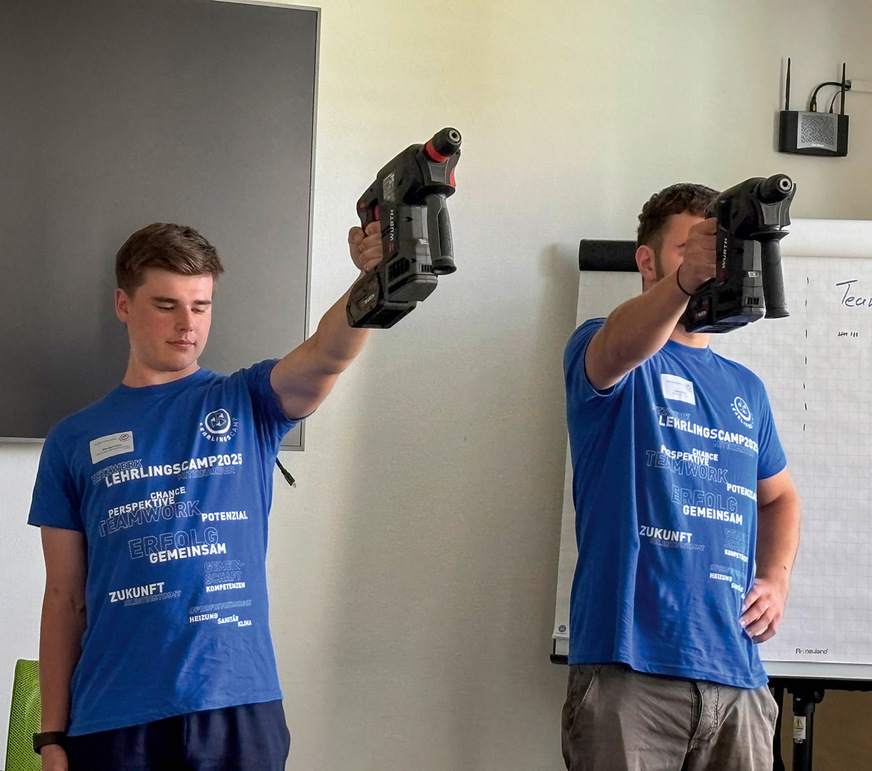 Kleine Wettbewerbe lockerten die Einheiten auf.