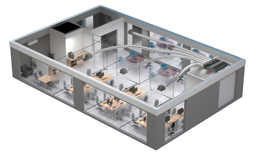 Darstellung einer Mehrzonenregelung.