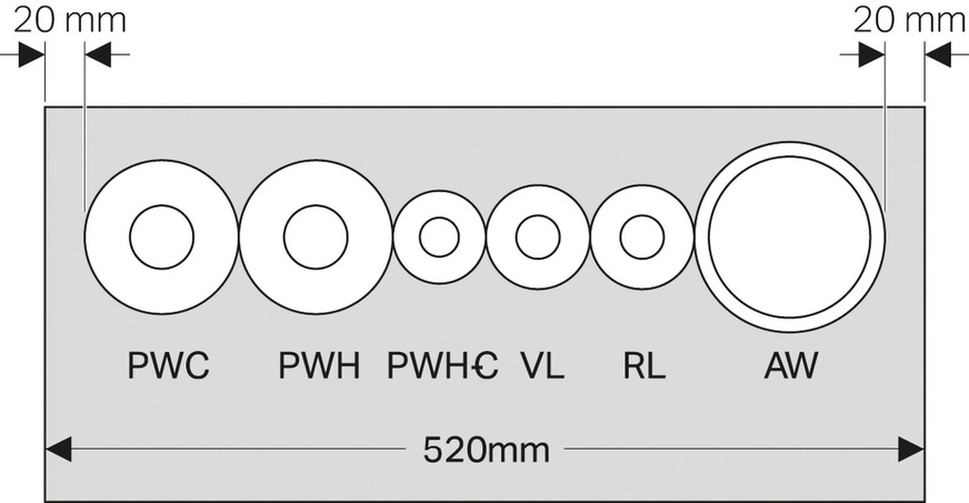 Null-Abstände sind vor allem im Wohnungsbau von bedeutsamem Vorteil: Die Schächte werden kleiner und der nutzbare Wohnraum größer.