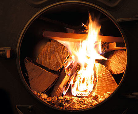 Holz optimal verbrennen