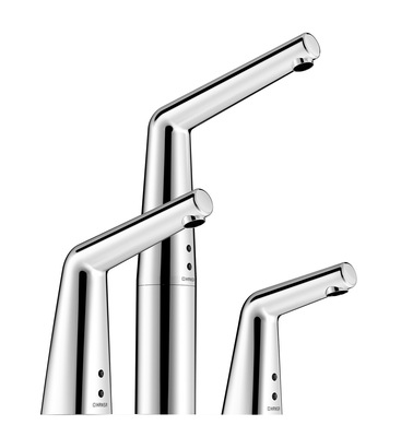 Dank batteriebetriebener Varianten ist bei der Installation von berührungslosen Armaturen wie der Hansadesigno Style kein zusätzliches Wissen in Elektronik notwendig