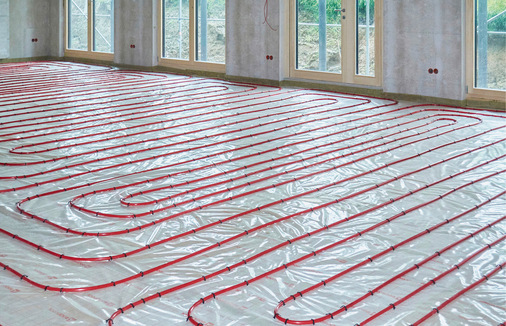 Floorrock Heat CP3 ist ein ­geeignetes Kernstück für eine Konstruktion von Flächen­heizungen mit Anforderungen an die Nichtbrennbarkeit.