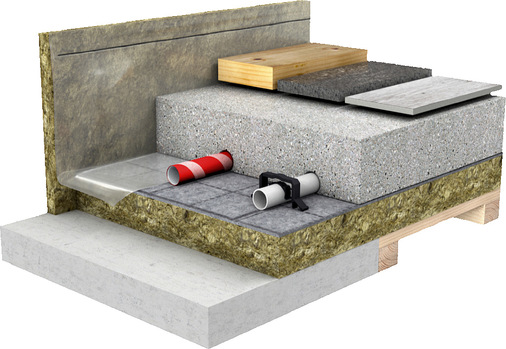 Der Aufbau eines Fußbodens mit tempusROCK