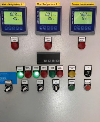 Alle Werte im Blick: Orben Mitarbeiter begleiten den kompletten Wasseraufbereitungsprozess.