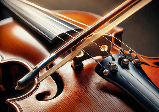 Gehört zu den schönen Seiten des Stick-Slip-Effekts: der Klang einer Geige.