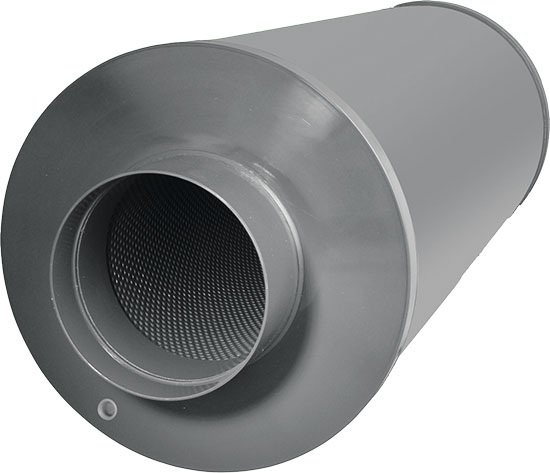 Rohrschalldämpfer werden für die gängigen Dimensionen eines 
Lüftungsrohrnetzes angeboten (Bild: Büchele Lufttechnik)