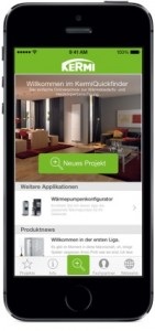 Mit der KermiQuickfinder App ermitteln Sie die Heizlast auf der Grundlage von 
Haustypus, Raumgröße und Wärmequelle und anschließend die korrekte 
Heizkörperdimension zur gewünschten Kermi Produktlinie. Bild: Kermi
