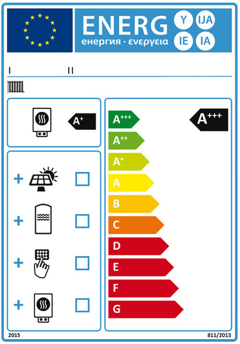 So ähnlich kennt das der Verbraucher schon länger von Kühlschränken und 
Waschmaschinen: Das Label für Heizungs-Verbundanlagen. Quelle: EU-Kommission