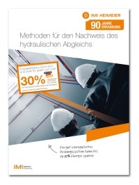 Die beliebte Broschüre „Methoden für den Nachweis des hydraulischen 
Abgleichs“ steht ab sofort in einer aktualisierten Version kostenlos auf 
www.imi-hydronic.com zur Verfügung.
Bild: IMI Hydronic Engineering