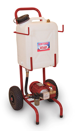 Für die Wartung einer Solaranlage gibt es die Füll- und Spüleinheit (Bild: 
Sentinel)