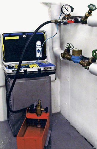 Druckprüfung: Wasserinstallation, Heizkreislauf abdrücken