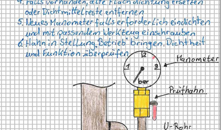 Fachbericht Manometerwechsel - © SBZ-Monteur
