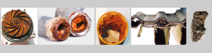 Korrosion! Die Ursache ist meist Lufteintrag ins Heizungssystem