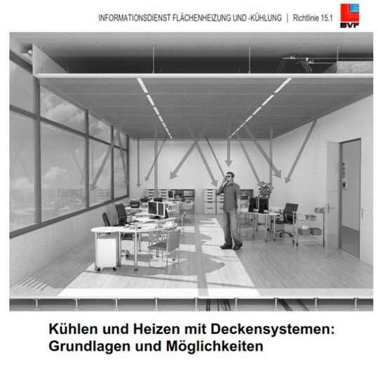 Die Richtlinie 15.1 erläutert grundsätzlich die Anforderungen an Kühl- und Heizdecken - ©  Bundesverband Flächenheizungen und Flächenkühlungen e. V., Dortmund
