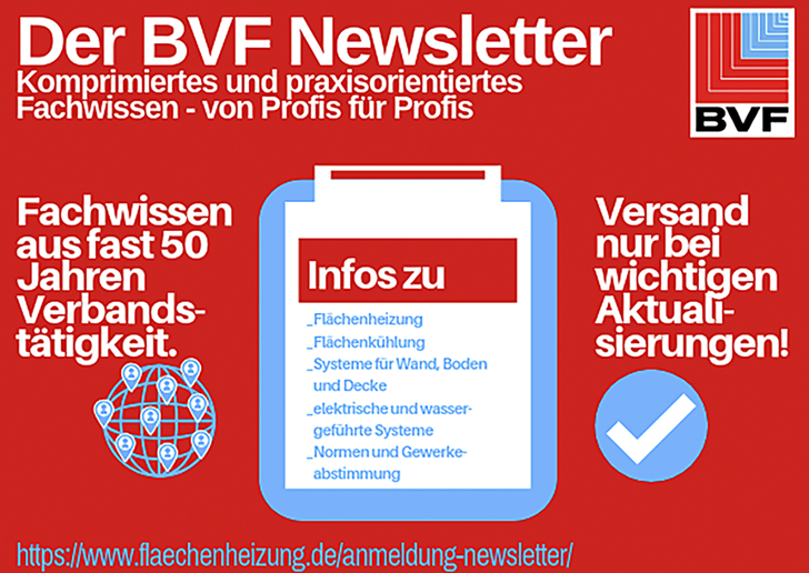 © Bild: Bundesverband Flächenheizungen und Flächenkühlungen e. V., 
Dortmund