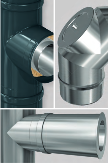 Schornstein- und Abgassysteme aus Edelstahl