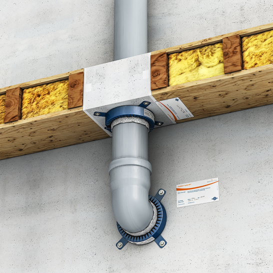 Zur sicheren und regelkonformen Abschottung von Leitungen aller Art, können unter anderem Brandschutzmanschetten zum Einsatz kommen