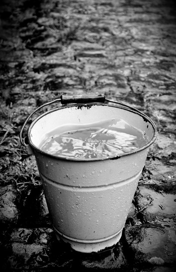 Auch eine Möglichkeit Regenwasser zu sammeln